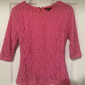Pink Lace Top